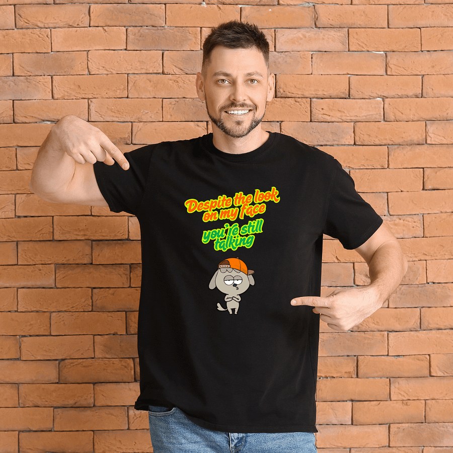 Despite The Look On My Face T-Shirt Sarcastic Funny T-Shirt product image (7)