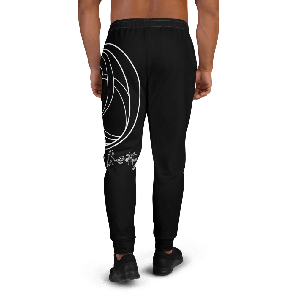 Big Logo Men's Joggers (Black on Black) product image (3)