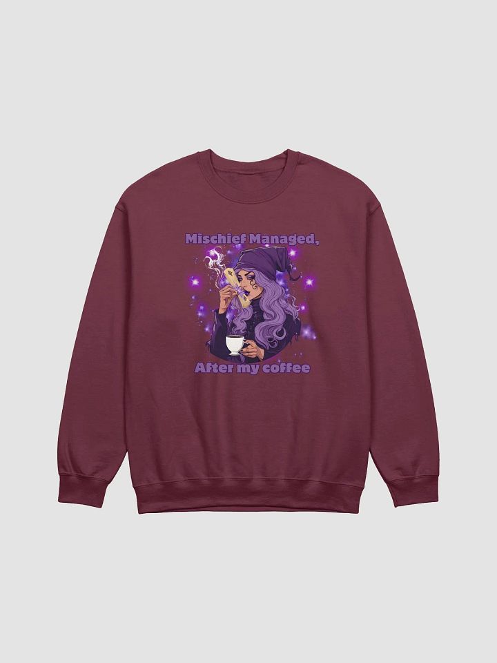 Mischief Managed after Coffee Classic crewneck sweatshirt product image (2)
