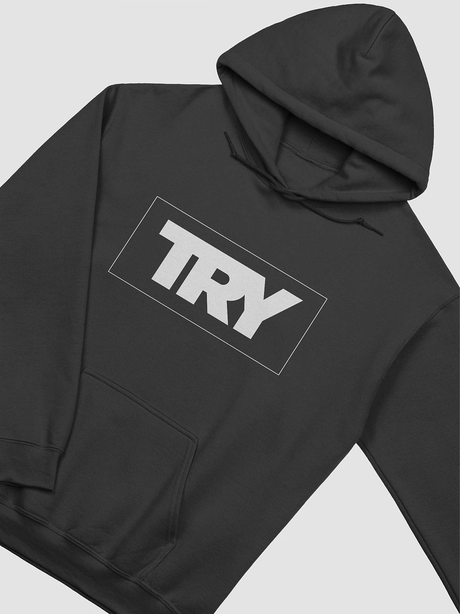 TRY White Logo Hoodie product image (2)