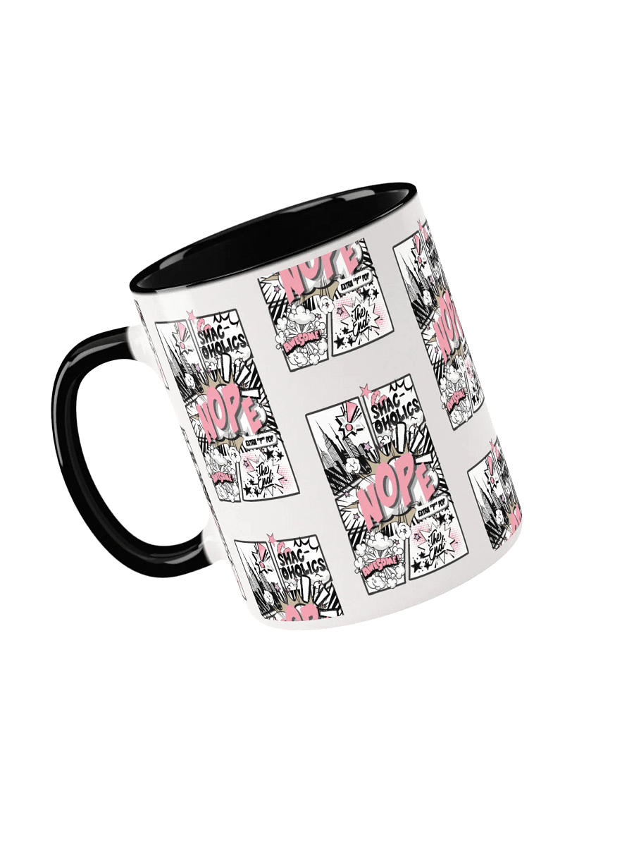 Shac-oholics Comic Blast Mug- Pink 