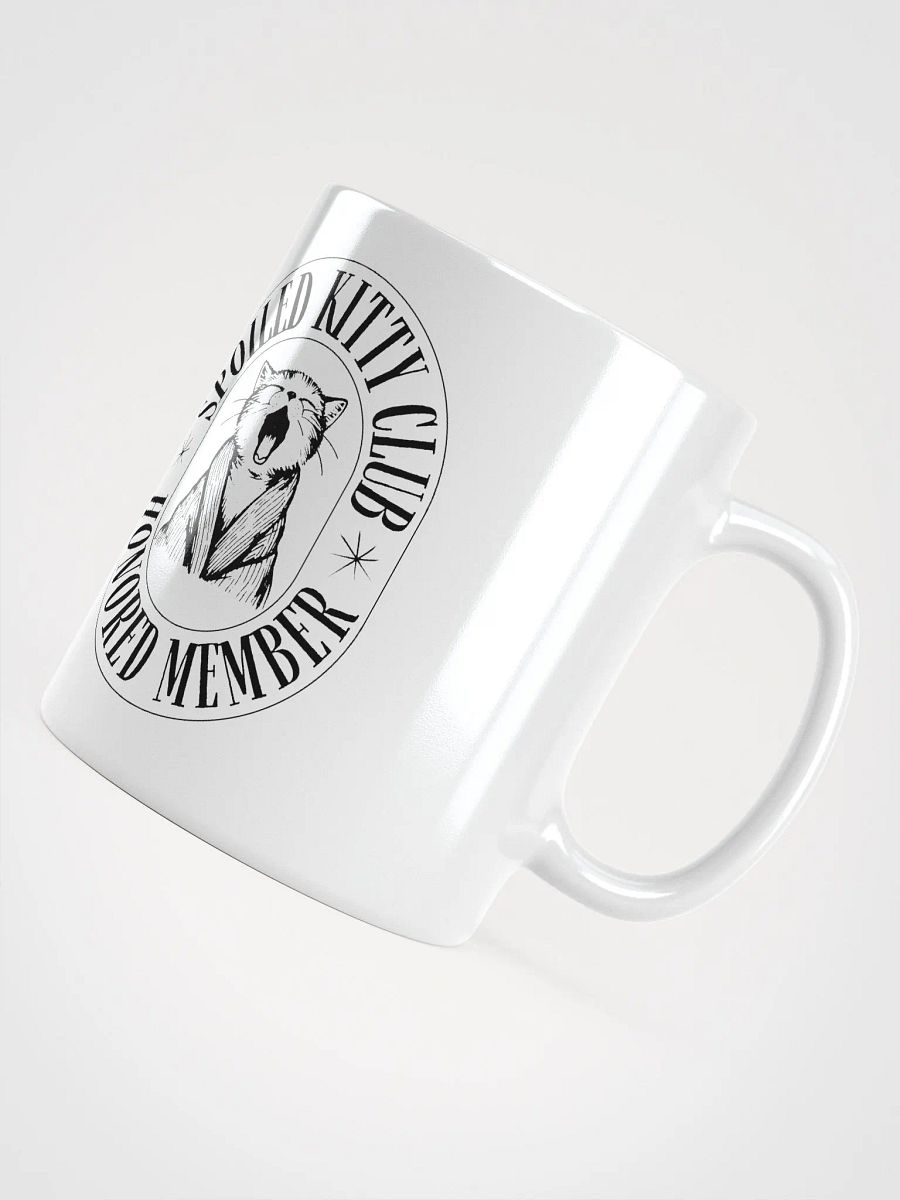 Spoiled Kitty Club White Glossy Mug product image (5)