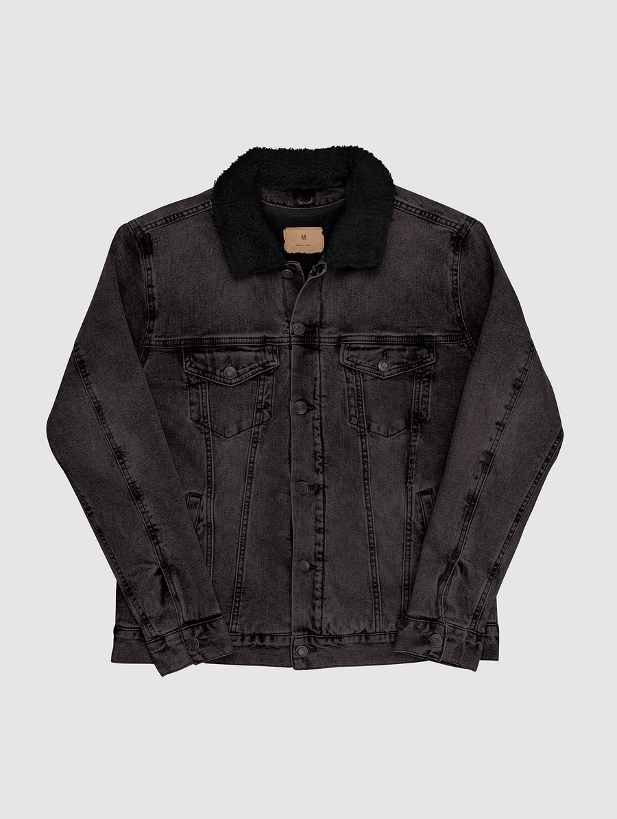 Dinovision denim sherpa jacket product image (1)