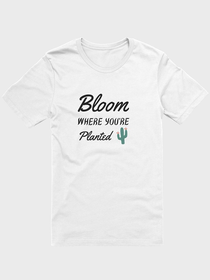 Cactus Whispers Bella+Canvas T-Shirt product image (1)