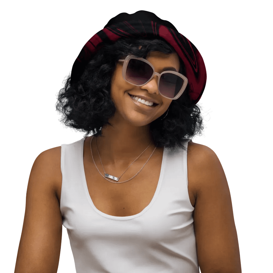 Stylish Swirl Reversible Bucket Hat product image (6)