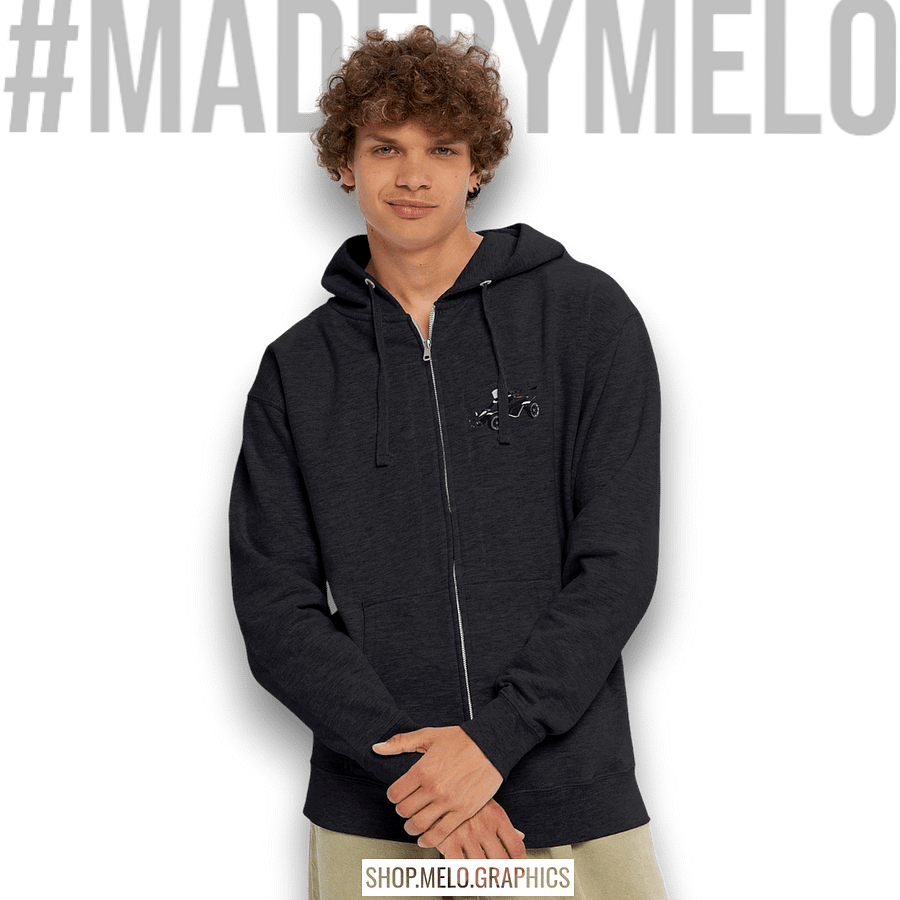 Fancy Carball Bot - Classic Zip Hoodie | #MadeByMELO product image (4)