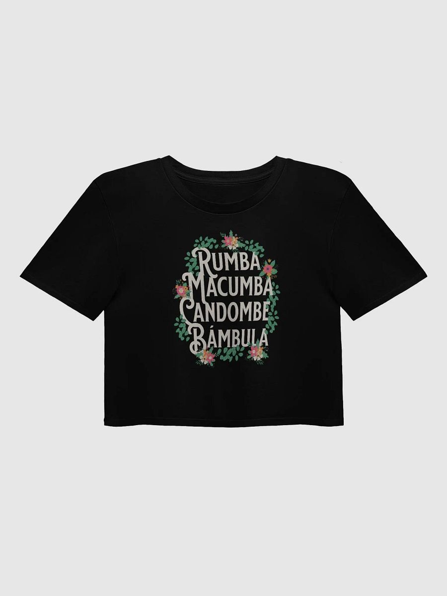 Rumba Macumba Candombe Bámbula Crop Top product image (1)