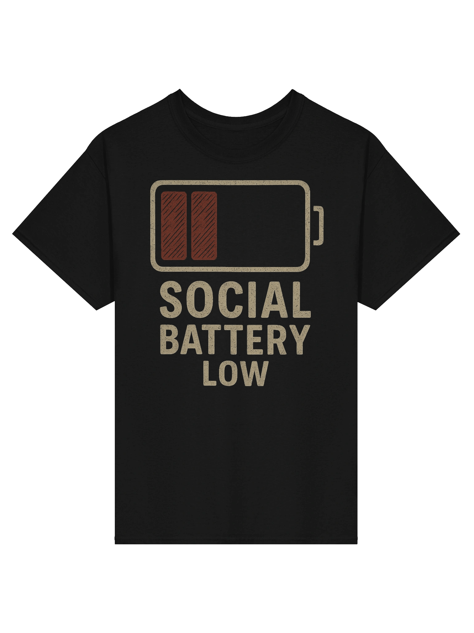 “Social Battery Low Graphic Tee” product image (1)