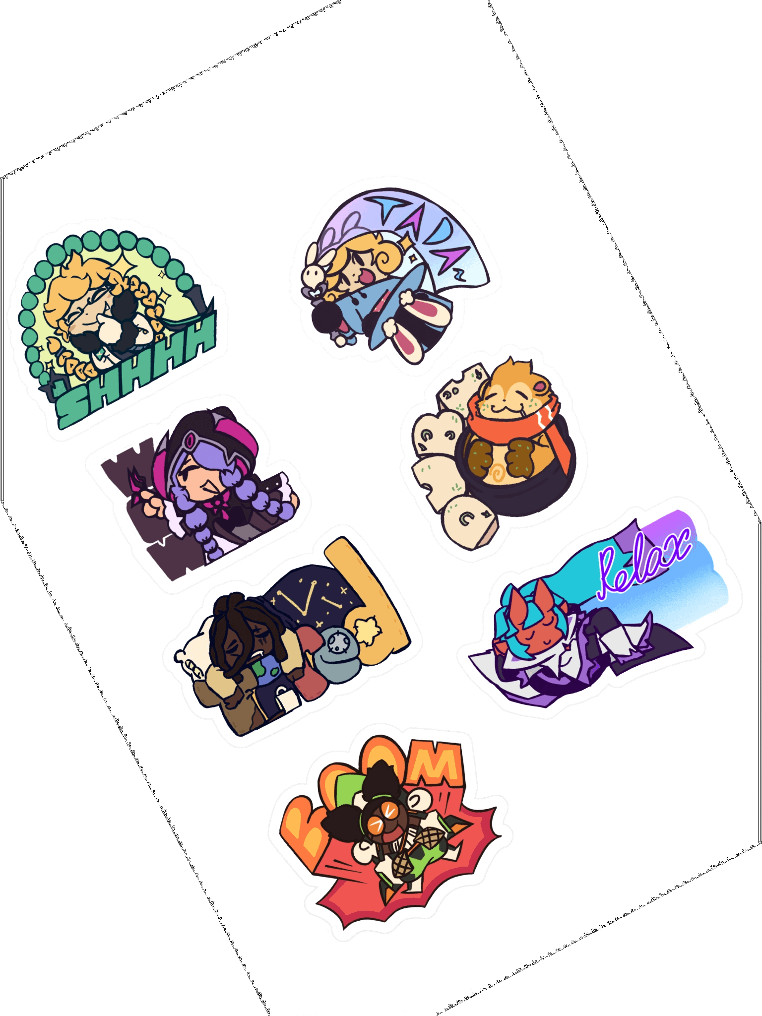 Strike Cooldown - Striker Sticker Sheet product image (2)