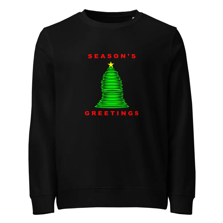Christmas Tree With Yellow Star and Season's Greetings product image (1)