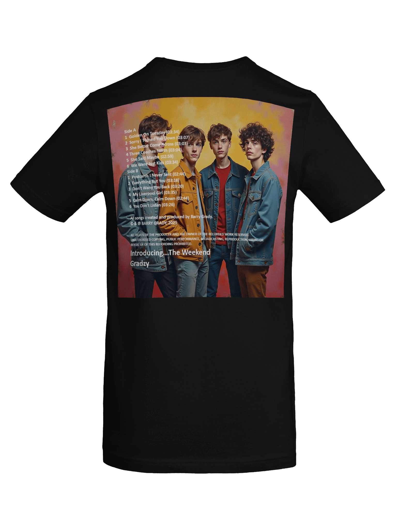 'The Weekend' Gradzy Crew T-Shirt product image (8)