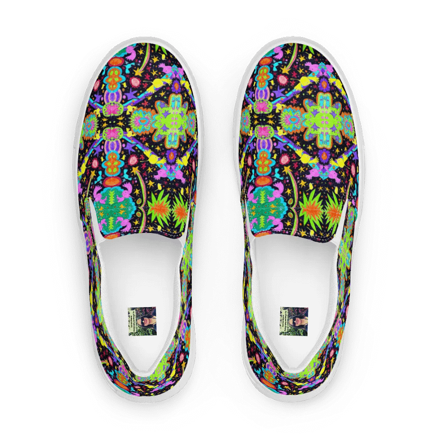 Cosmic Psychedelic Harmony Slip-Ons product image (2)
