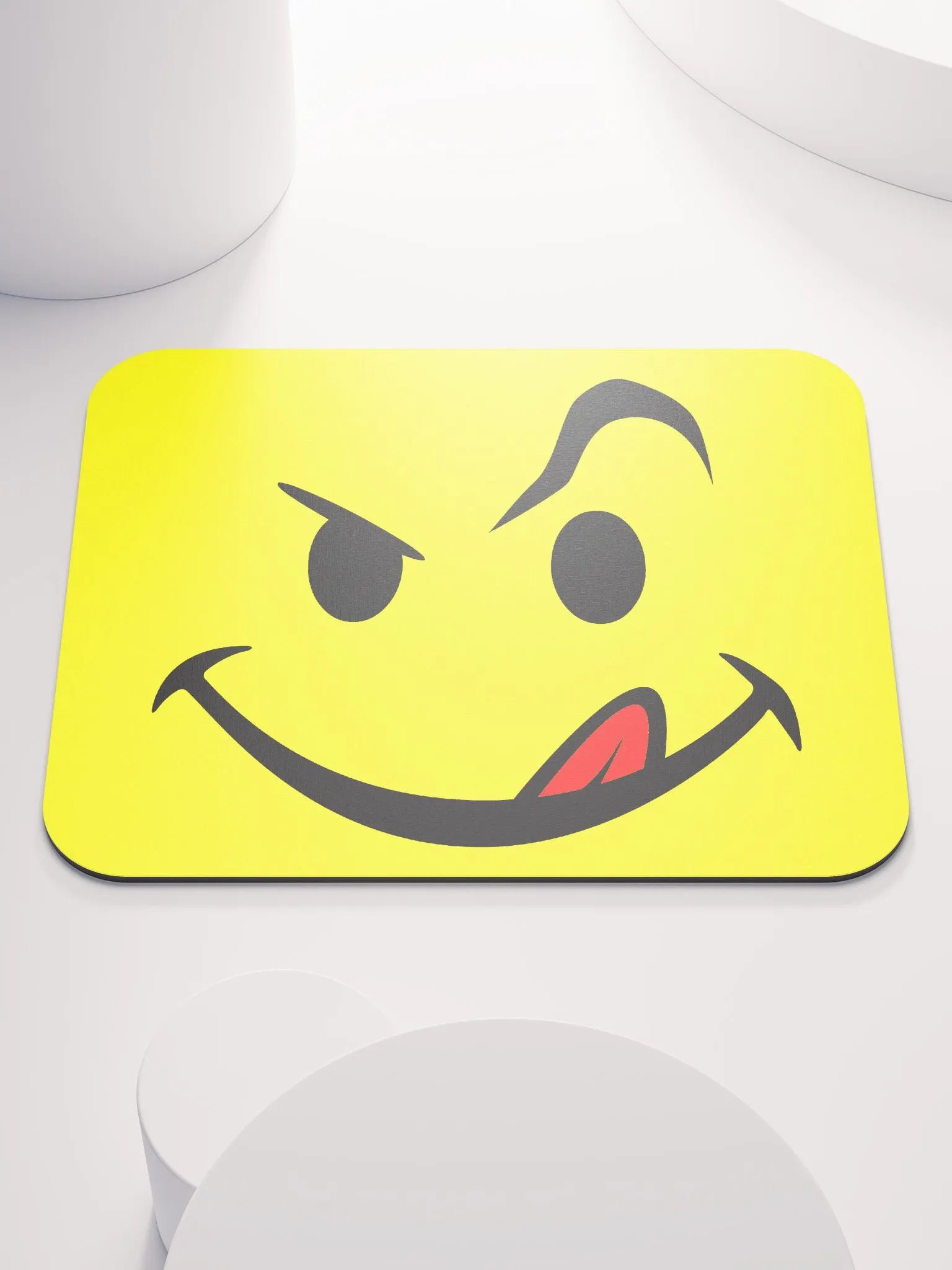 Evil Smiley Mousepad product image (1)