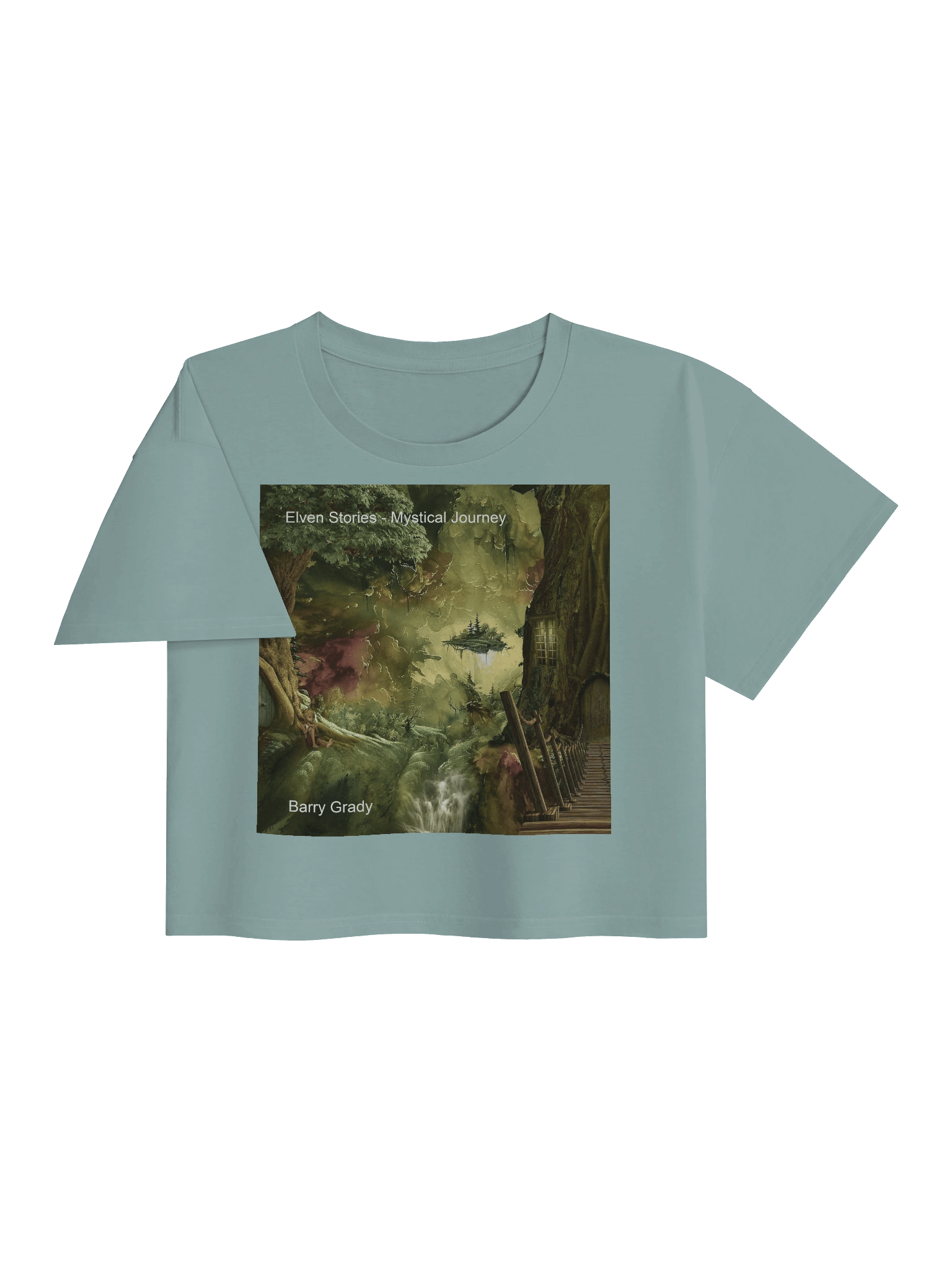 'Elven Stories - Mystical Journey' Crop Top product image (3)