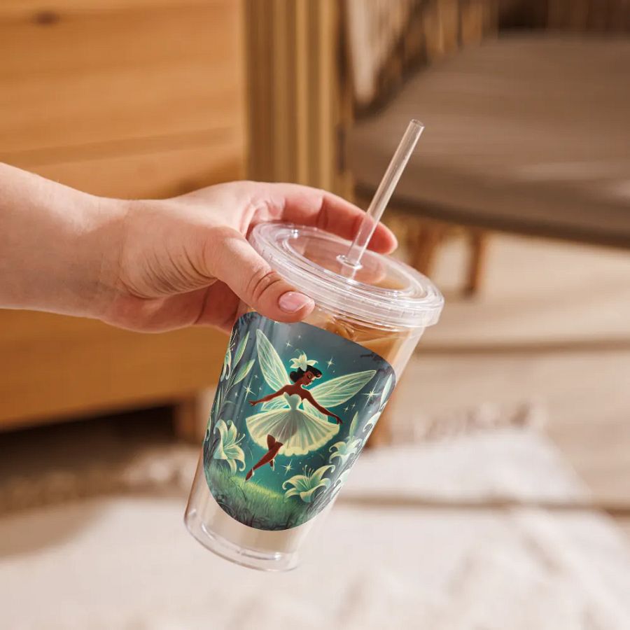 Enchanted Lily Fairy Dance Double Wall Tumbler product image (9)