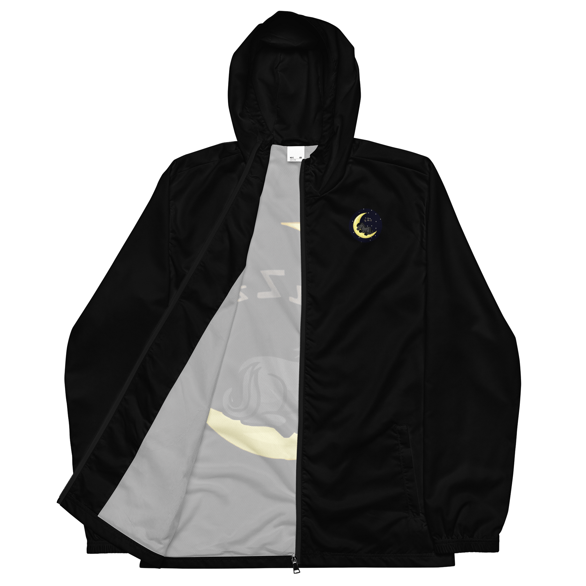 Sleepy Moon All-Over Print Windbreaker product image (2)
