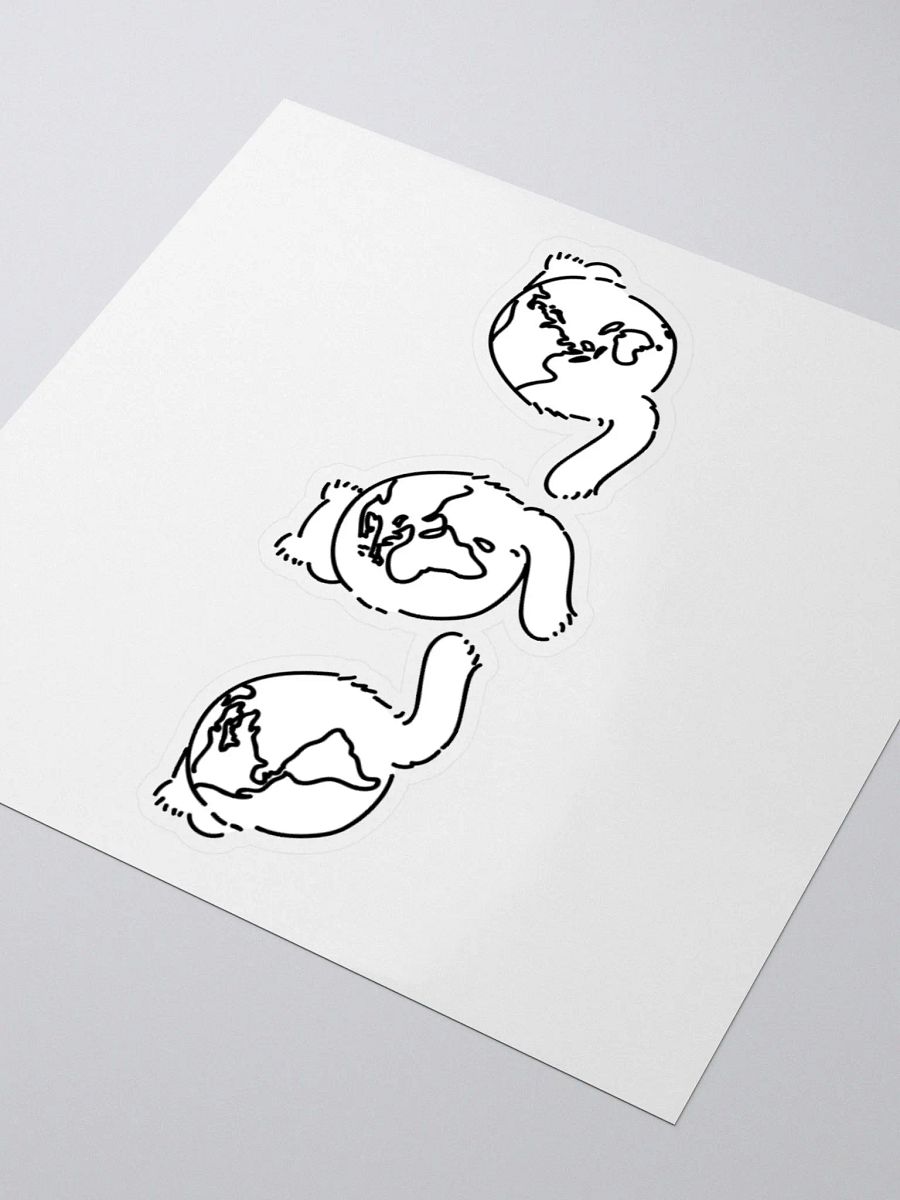 Planet Manul Trio - Sticker product image (8)