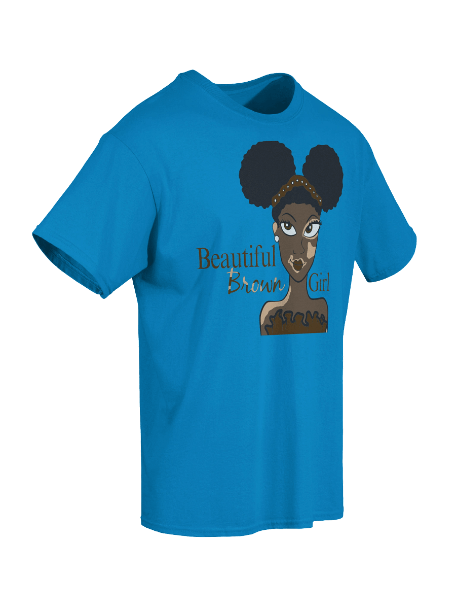 Beautiful Brown Girl Cookies & Cream (Vitiligo) Tee product image (22)