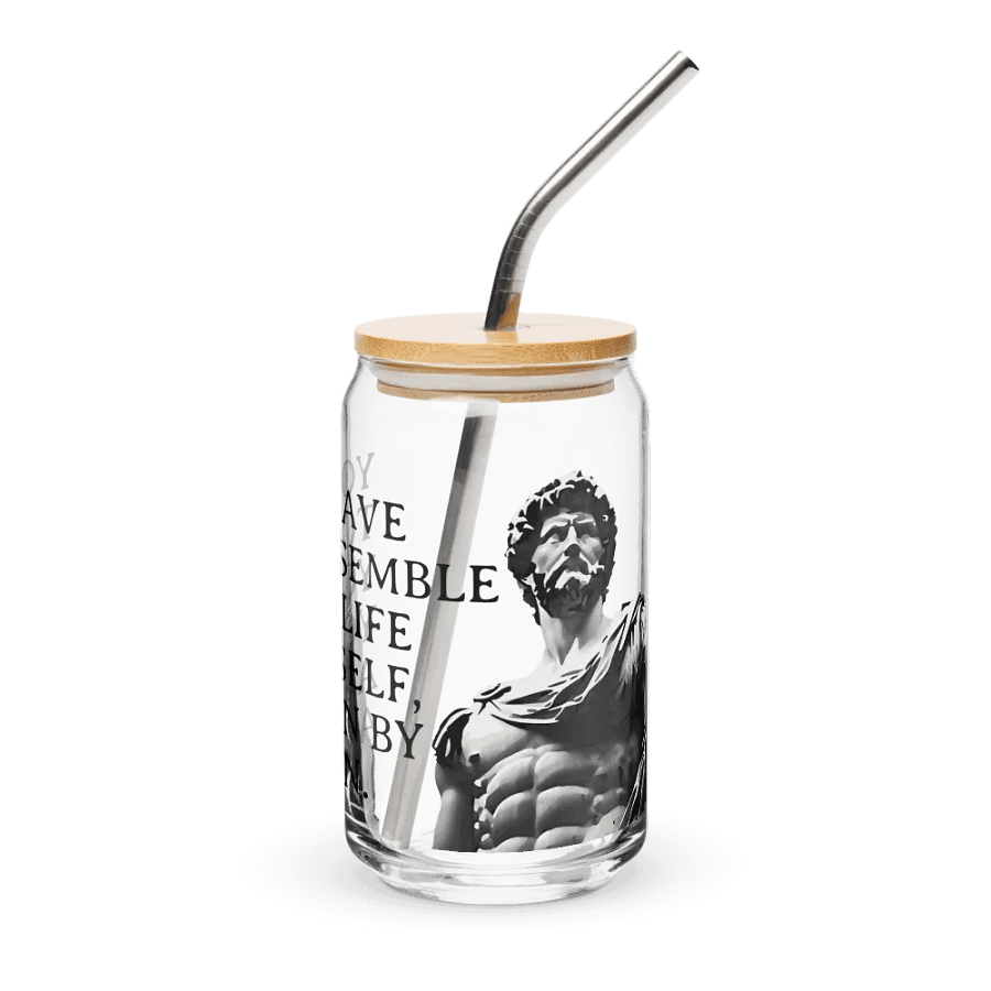 Marcus Aurelius Quote Can-Shaped Glass product image (3)