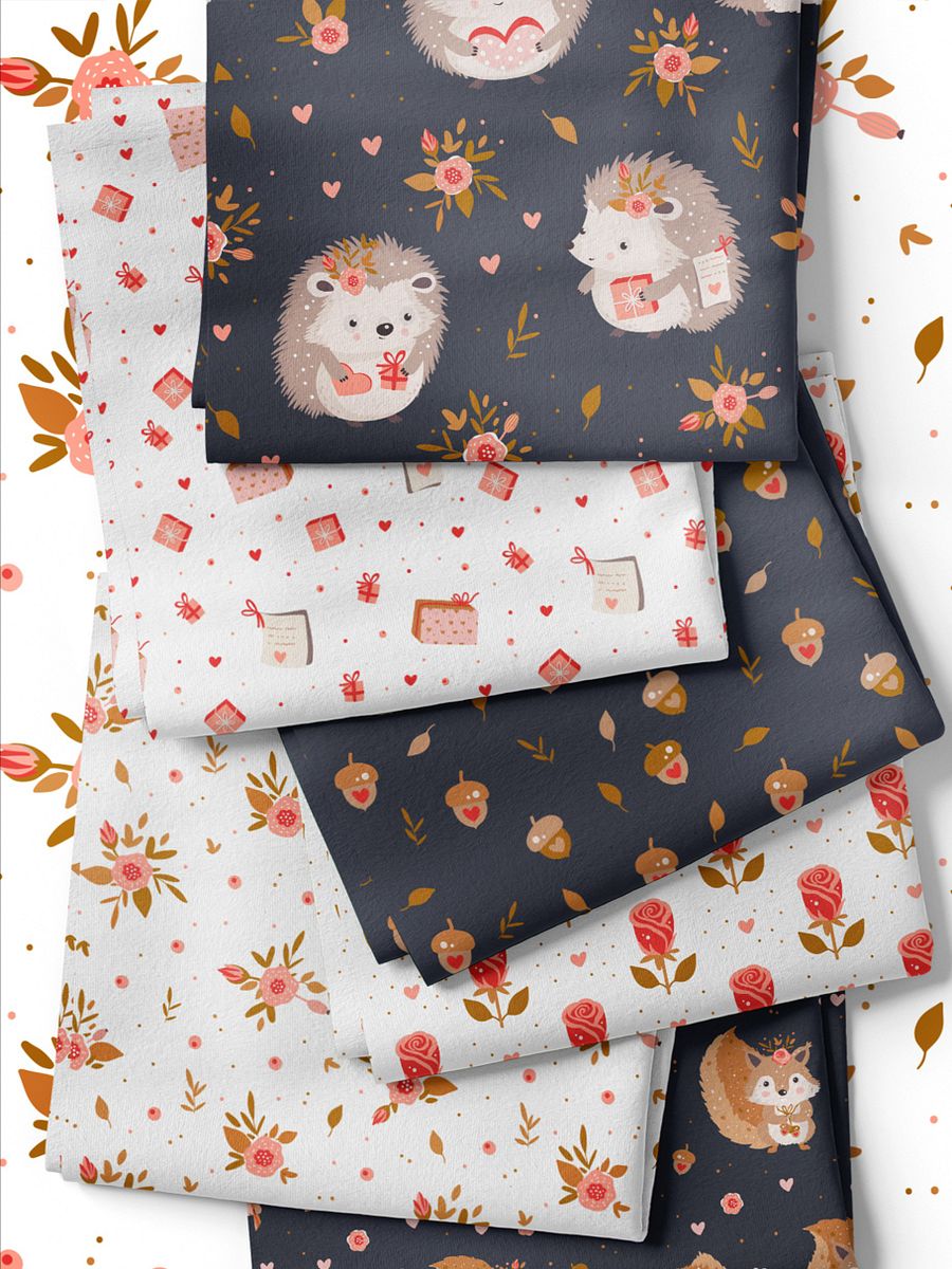 Lovely Animals Seamless Patterns product image (3)
