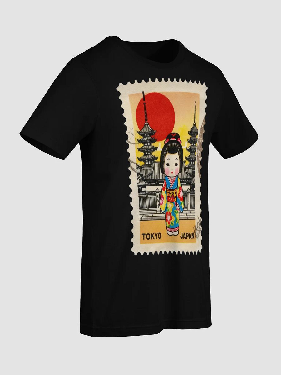 Tokyo Sunset Doll Kimono Stamp T-Shirt product image (14)