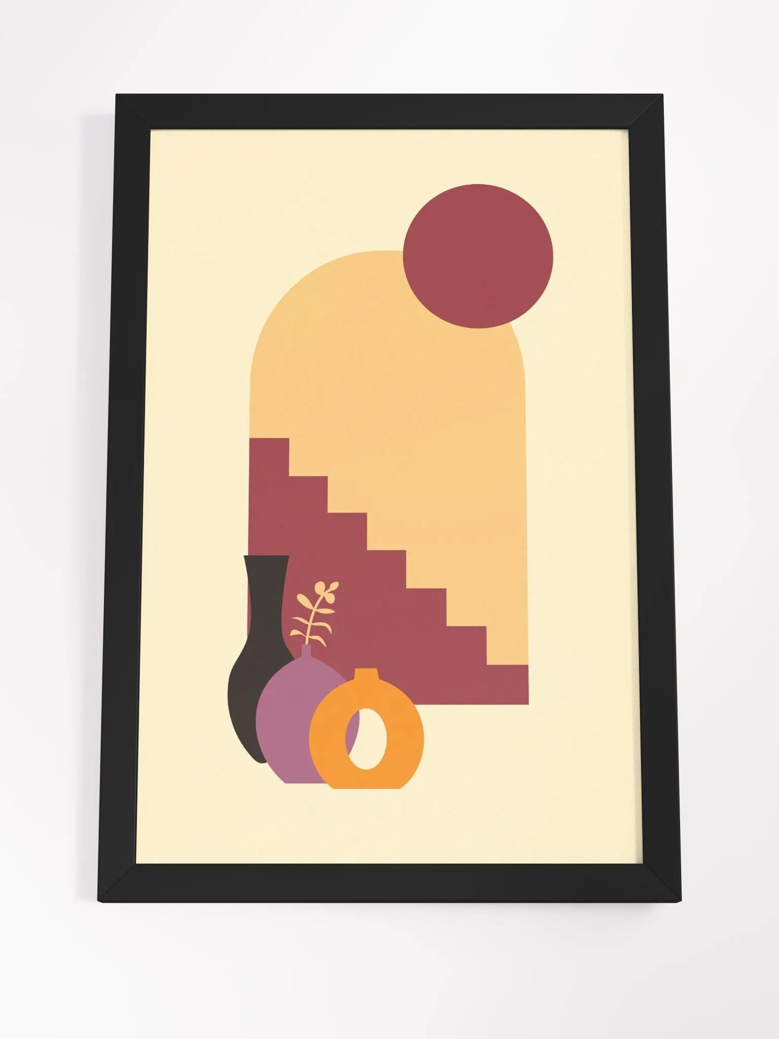 Abstract Vases Framed Matte Poster product image (20)
