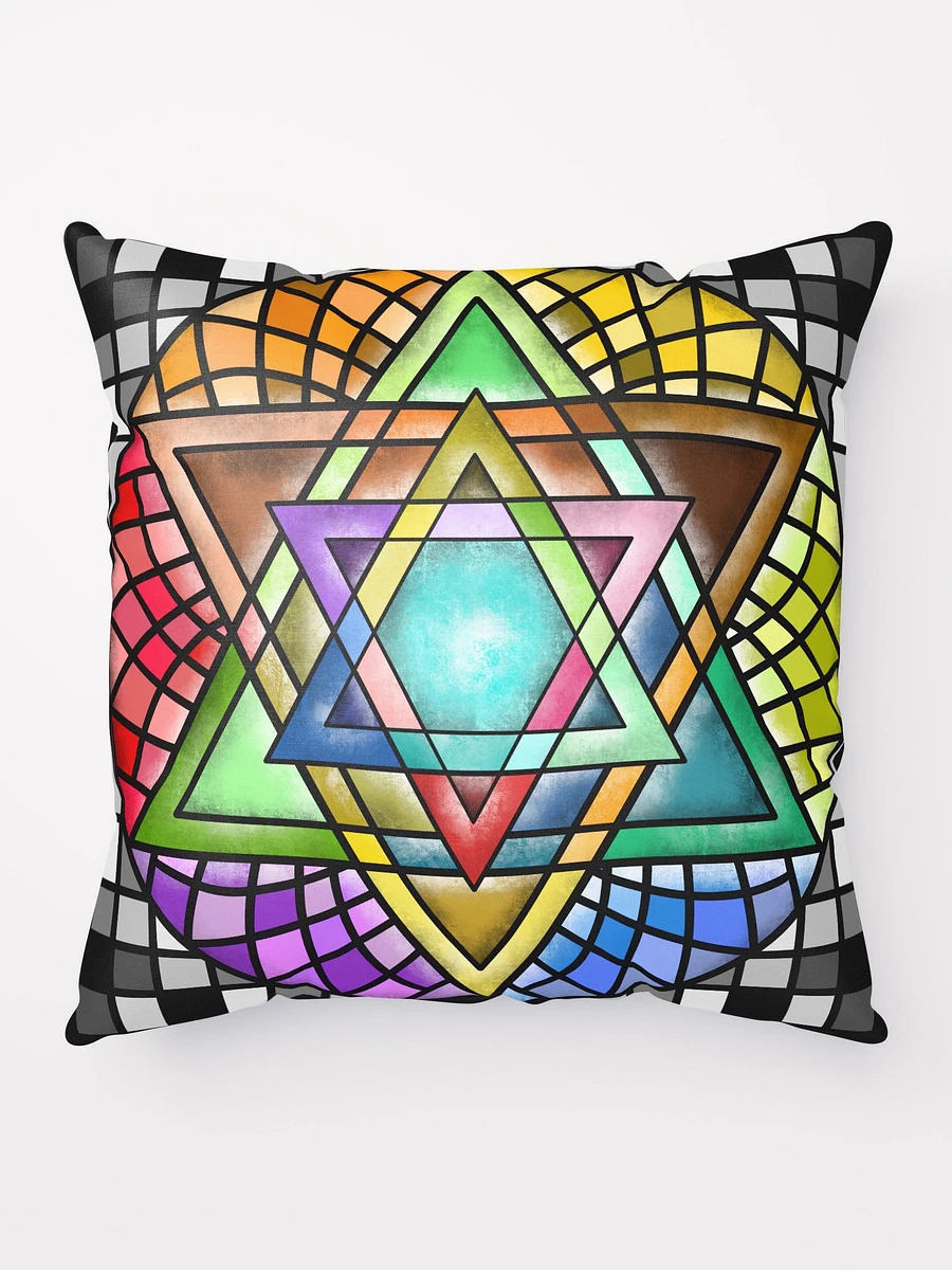 Star of David Stained Glass Pillow product image (3)