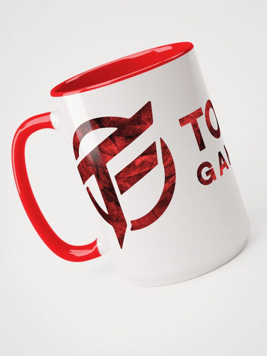 TopFrag™ Red Spiral Ceramic Mug with Color Inside product image (4)