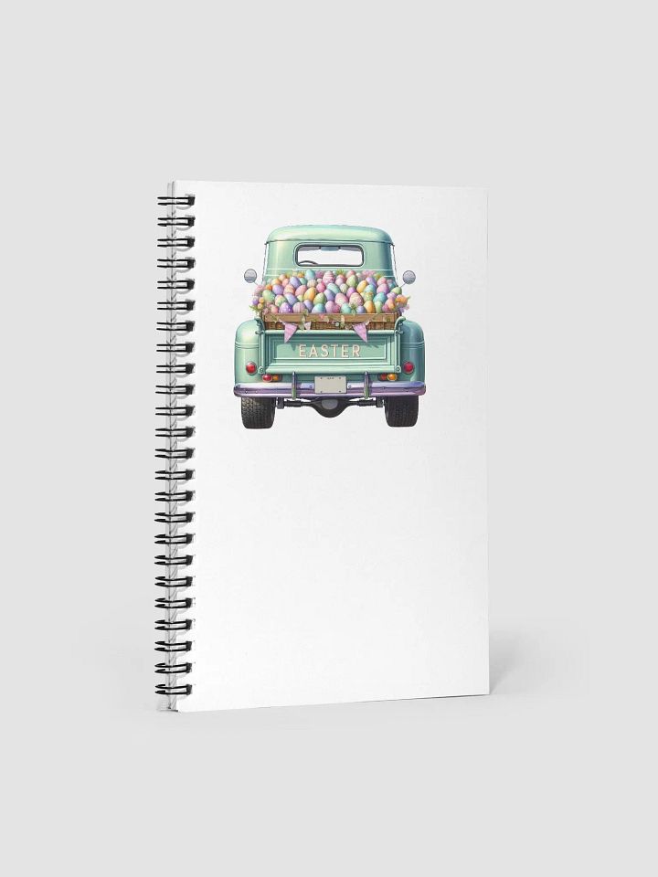 Mint Pastel Easter Truck - Notebook product image (1)