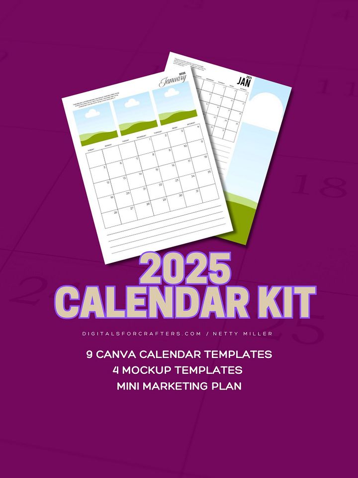 2025 Editable Calendar Kit product image (1)