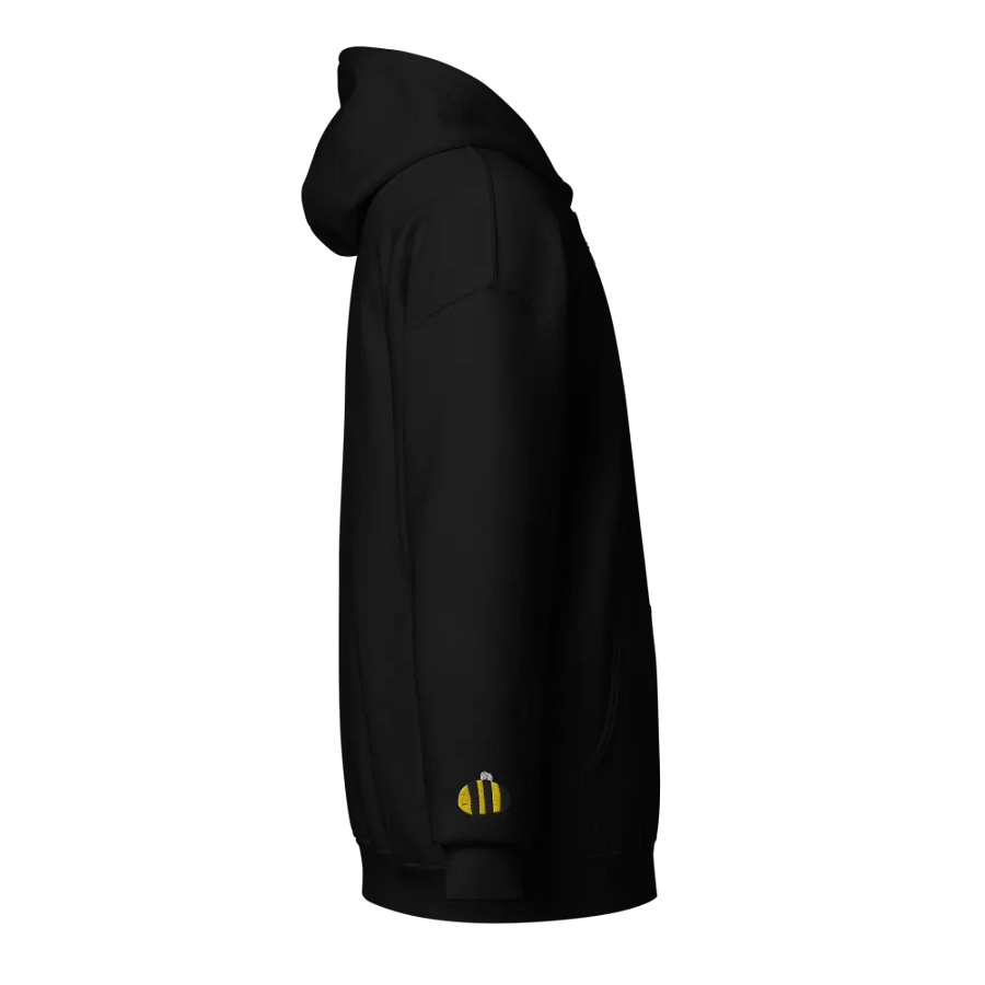 aribee embroidered sleeve zip hoodie product image (8)