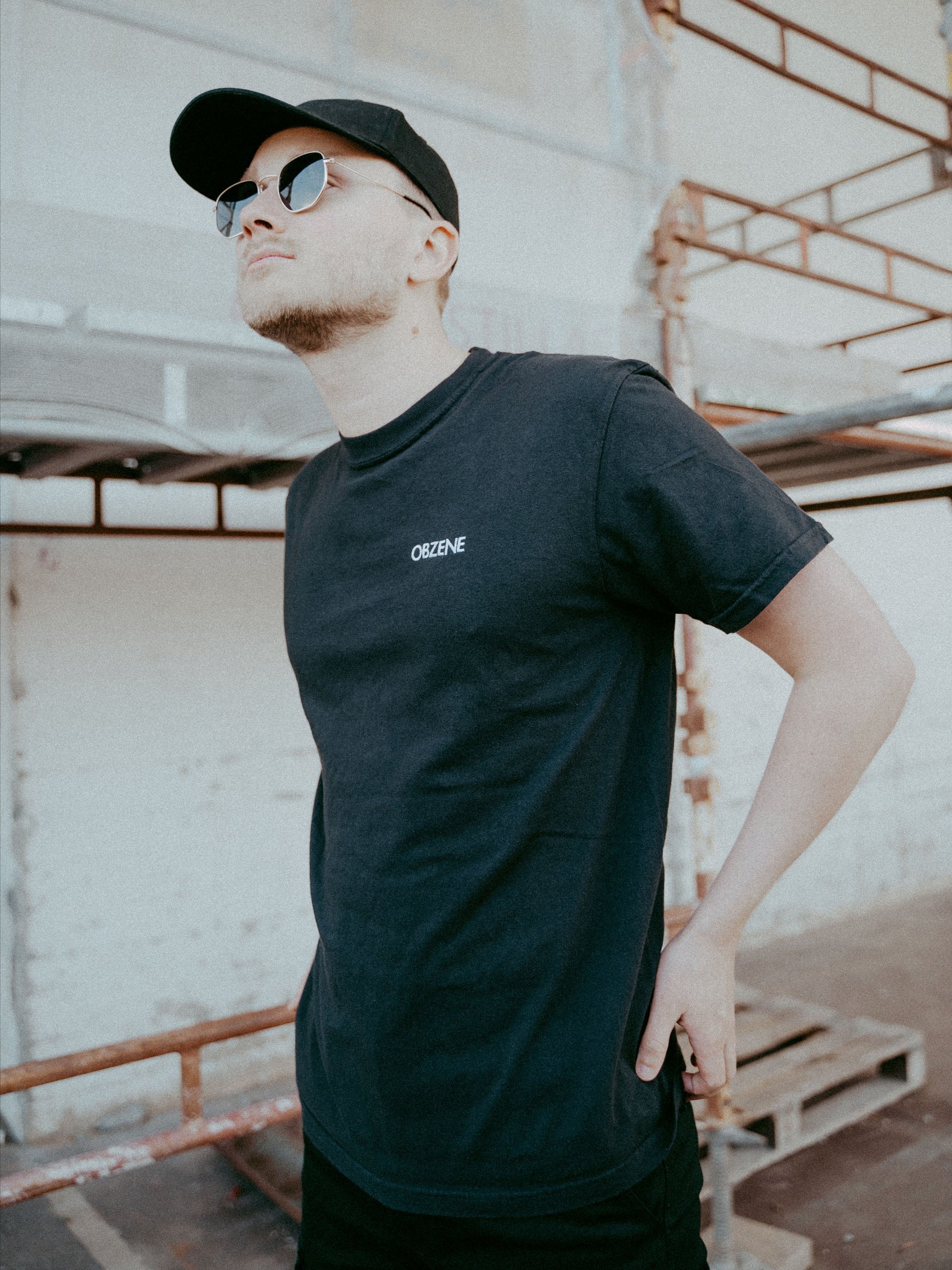 The Minimalist Tee - BLACK TEE EMBROIDERED LOGO product image (7)