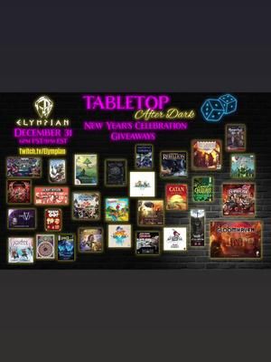 New Year’s Eve celebration! Come win some board games and have a good time!  #boardgames #ttrpgs #ttrpg #giveaway 