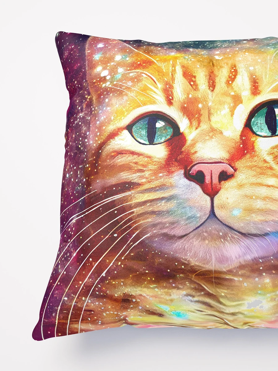Among The Stars - Ginger Cat Throw Pillow product image (4)