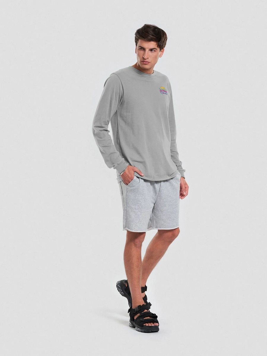 Long Sleeve Uni-Sex Never Worried Teal product image (71)
