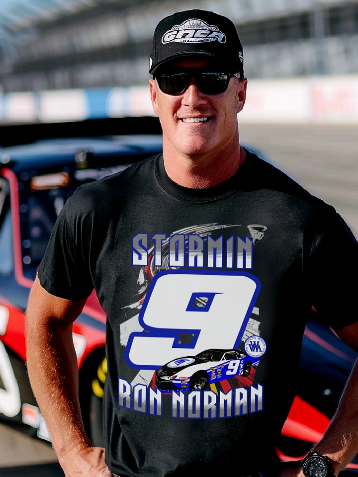 Stormin Ron Norman #9 Vision West Motorsports T-Shirt front print product image (1)