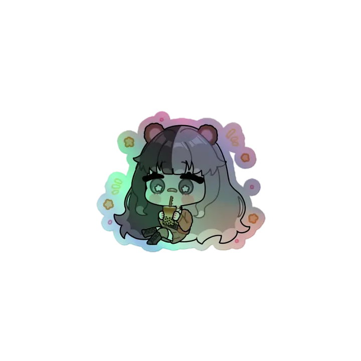 Boba Holographic Sticker product image (1)