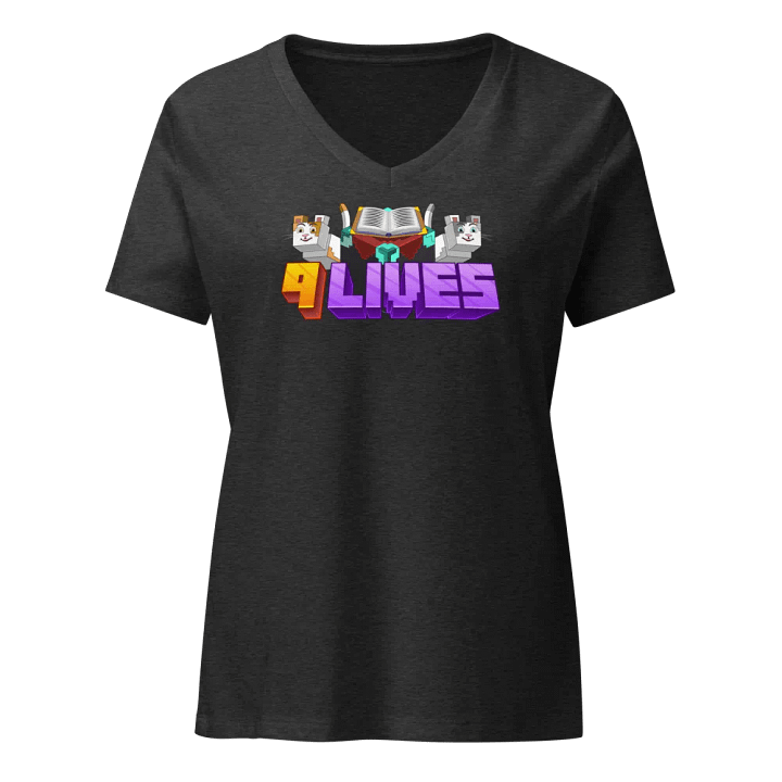 9 Lives Womens V-Neck T-Shirt product image (1)