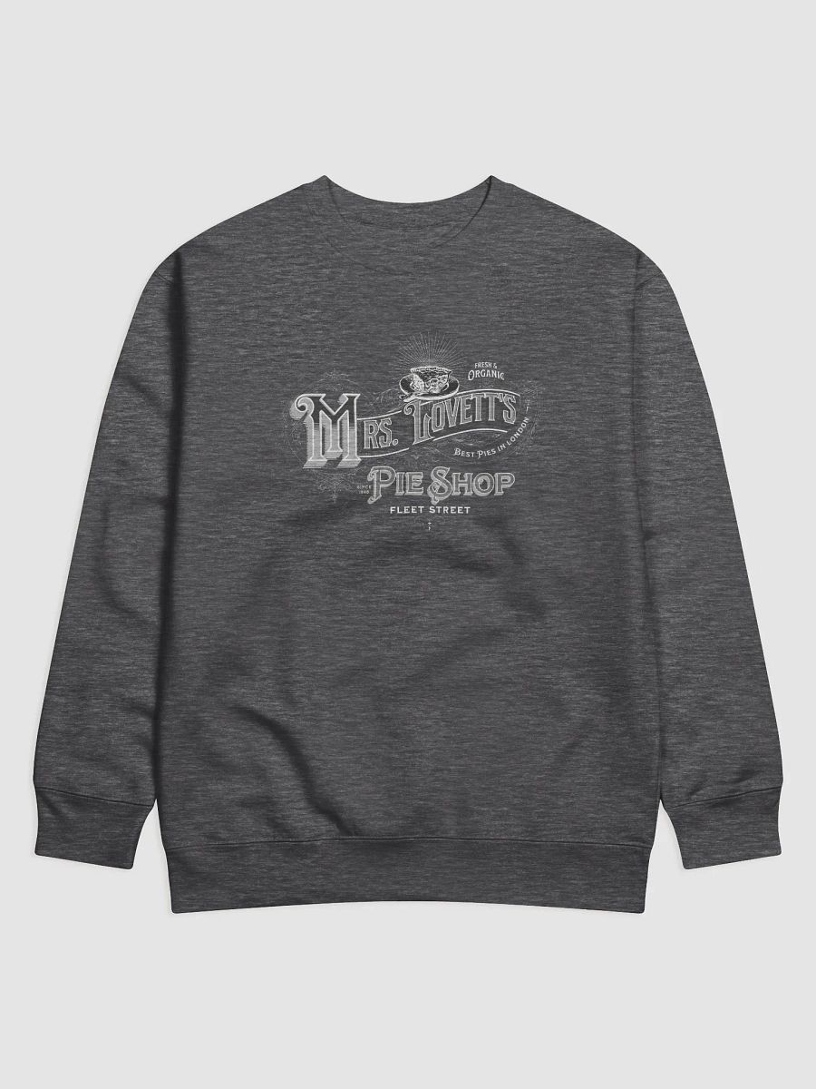 Mrs. Lovett’s Pie Shop Sweatshirt – Premium Fleece Crewneck for Broadway & Sweeney Todd Fans product image (1)