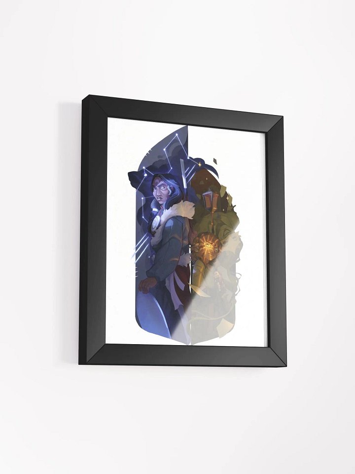 Khari And Kovah Duo Piece - Framed Poster White product image (2)