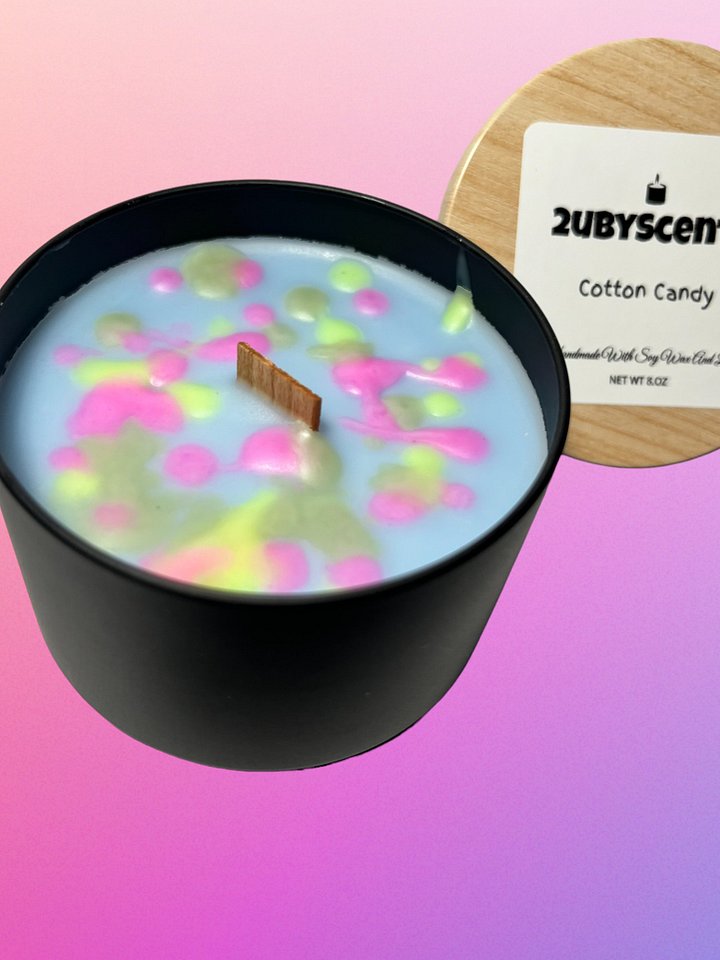 Cotton Candy Scented 8. oz Candles product image (1)