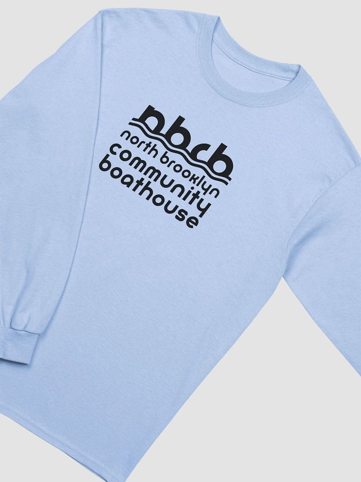 Gildan Long Sleeve Unisex Tee - Full Logo in Black product image (2)