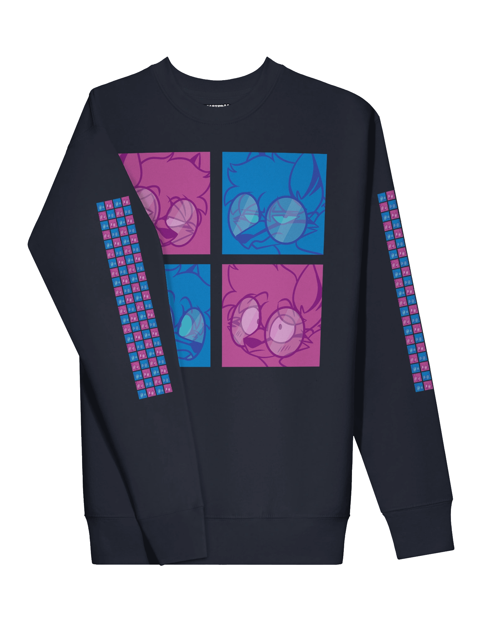 4 Moods Wolf Sweater 🐺💙💜 product image (45)