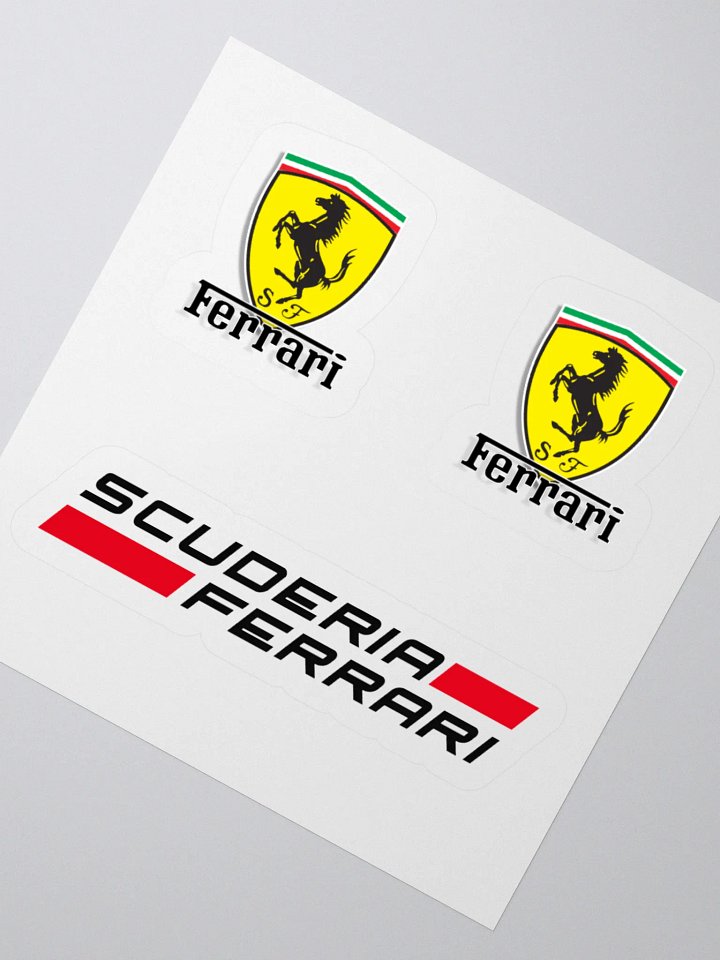 Ferrari Logo Sticker Set product image (4)