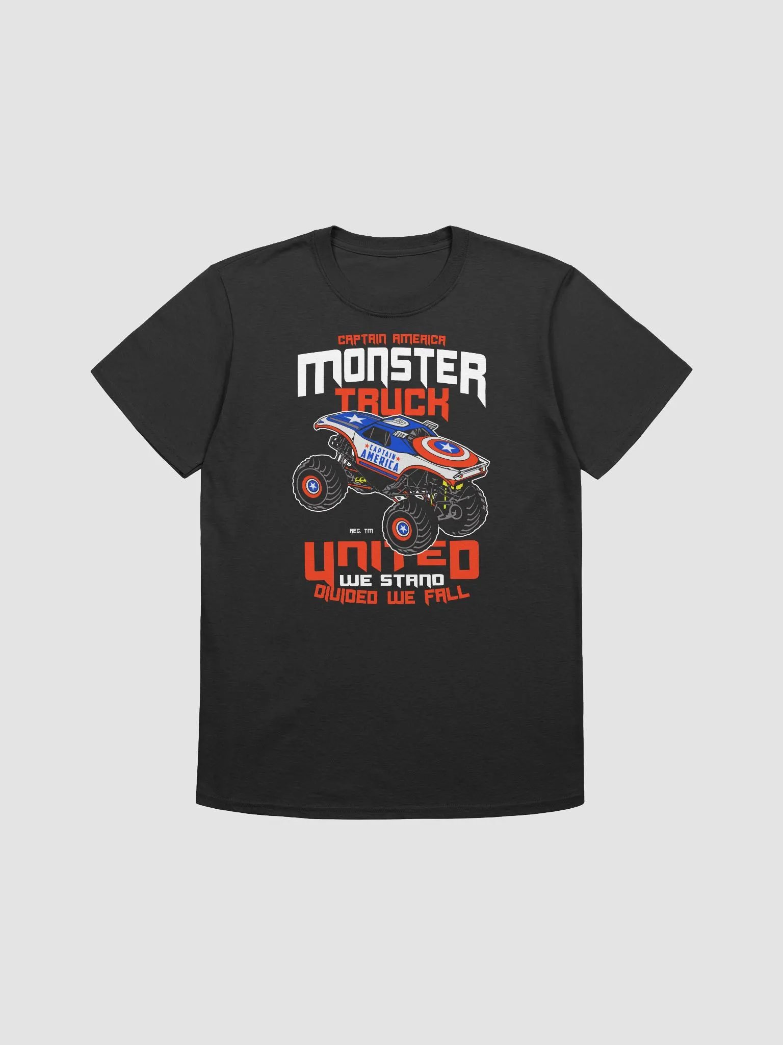 Captain America Monster Truck T-Shirt product image (1)