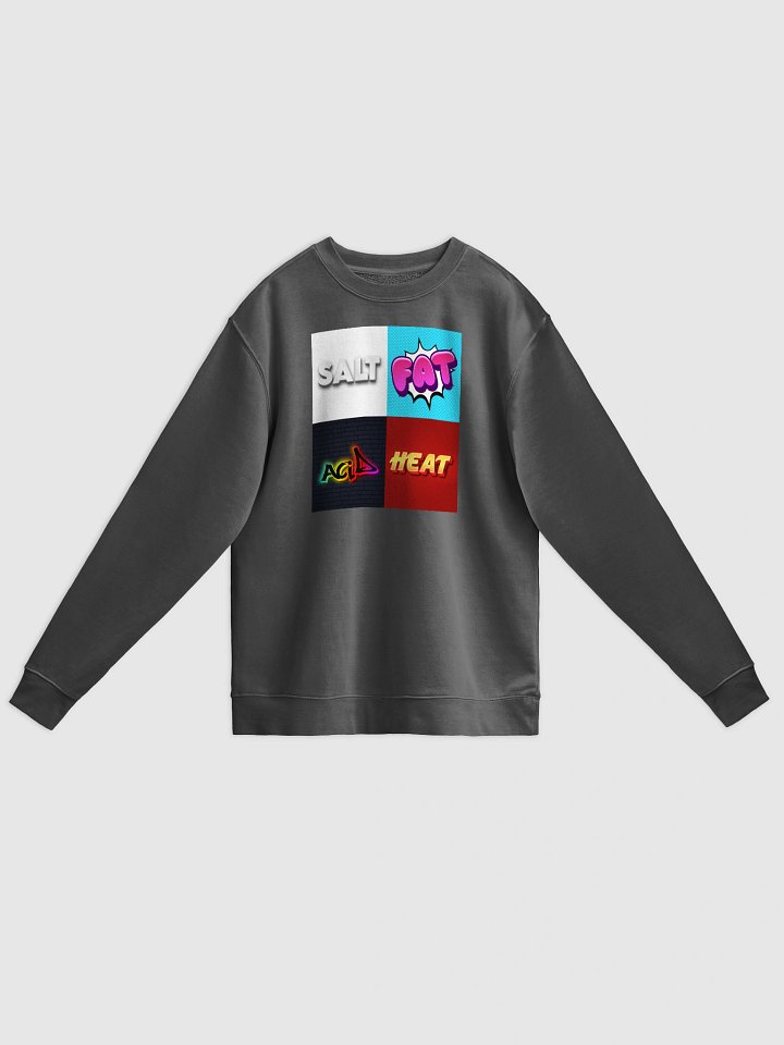 Salt Fat Acid Heat - Independent Trading Co. Unisex Midweight Pigment Dyed Sweatshirt product image (2)