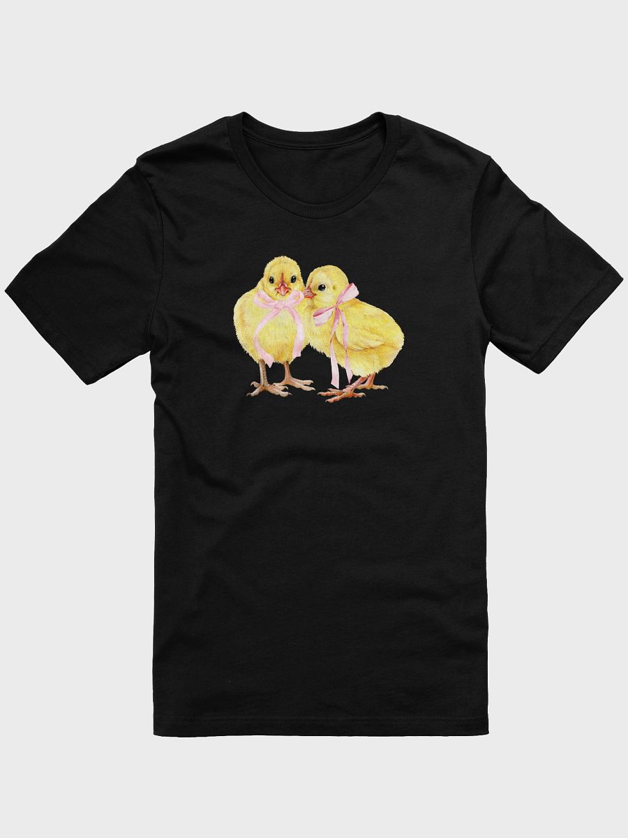 Baby Chickens With Bows Short Sleeve Unisex T-Shirt product image (5)