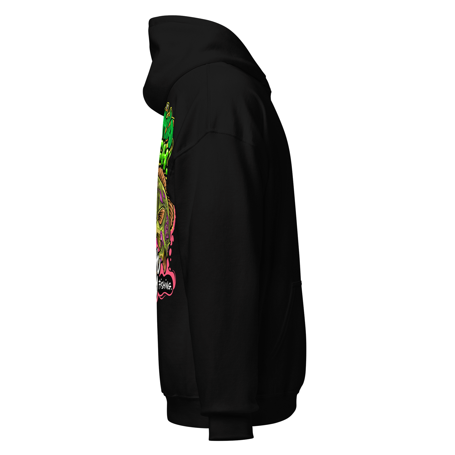 “GOTCHA BITCH” Zombie Fish pullover Hoodie product image (3)