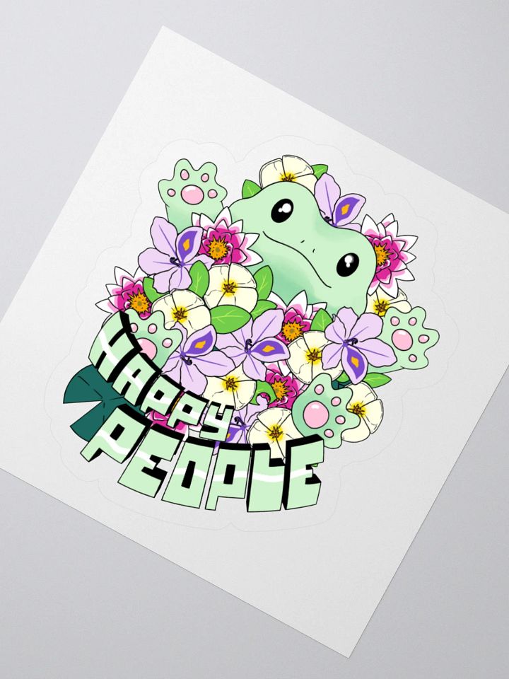'Flower 'Froggo' Sticker product image (4)
