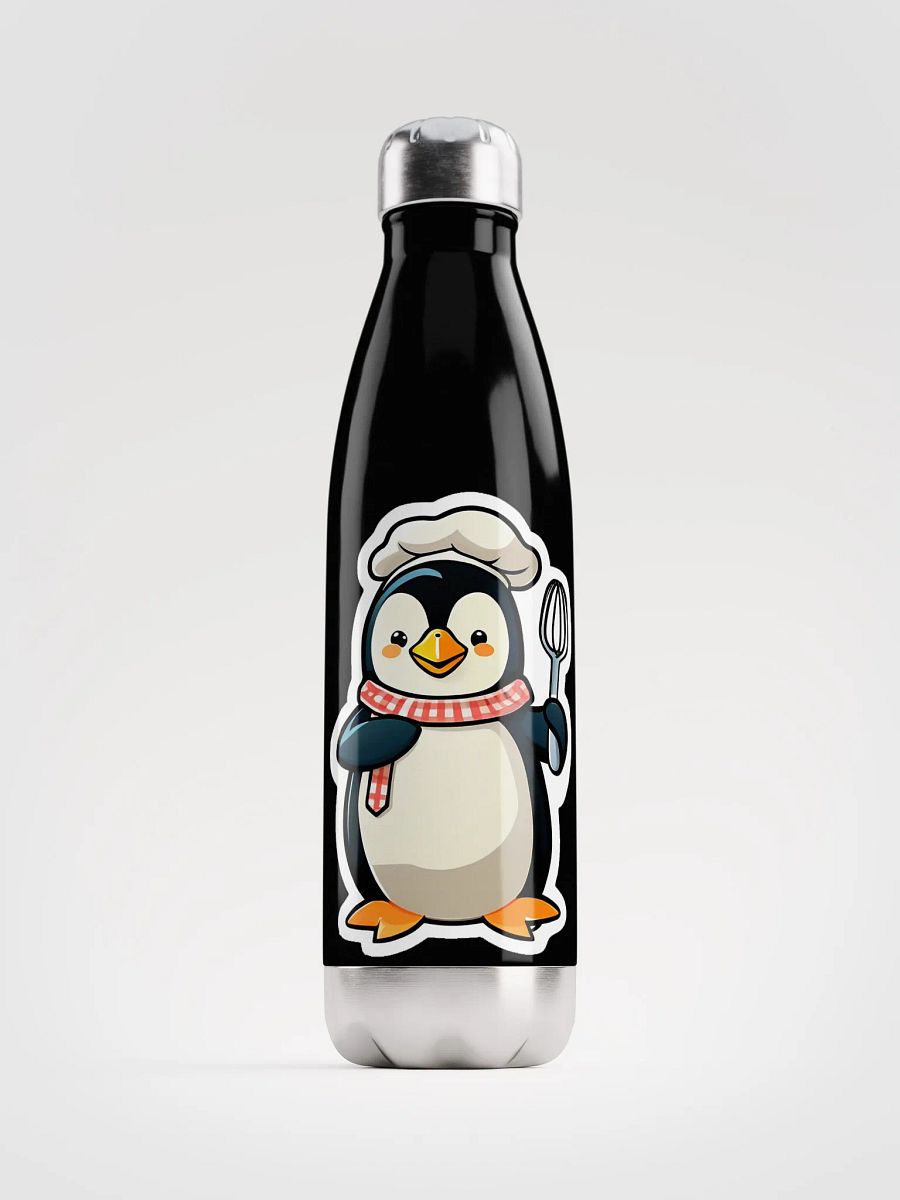Whisking Penguin Stainless Steel Water Bottle product image (2)